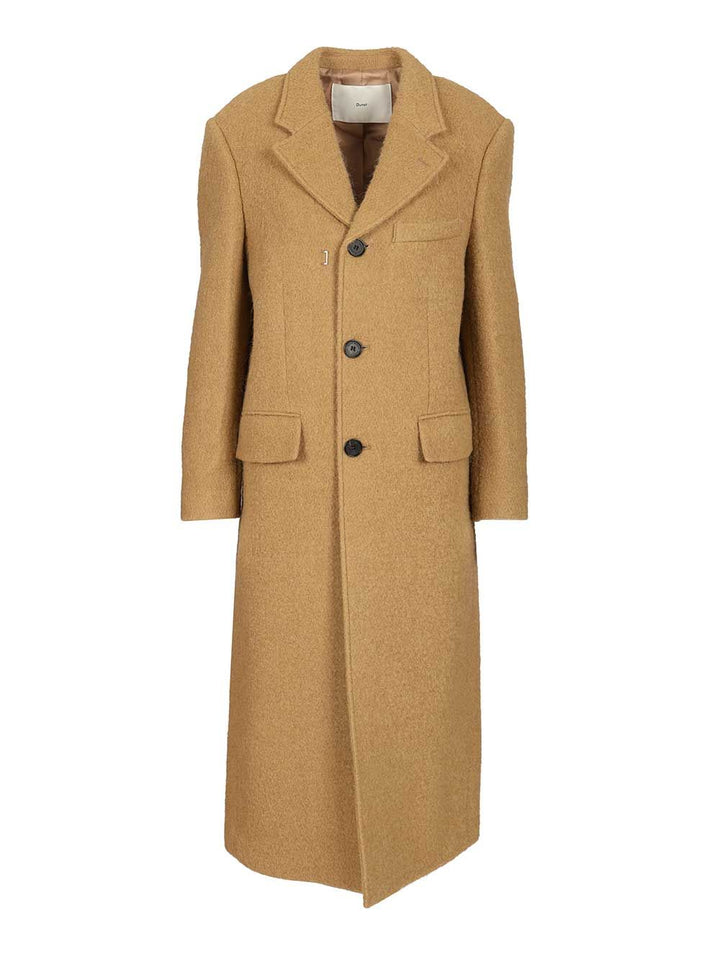 Dunst Structured Coat Coats - Beige | e8a01bd8d4f6ac2b67804ff7f26f055d9fef0120