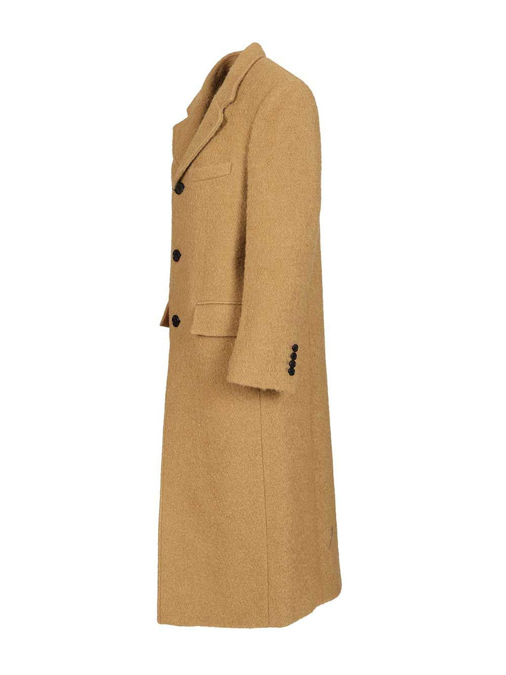 Dunst Structured Coat Coats - Beige | ece215619699031060dd5d99fecc6daeba4ffe2f