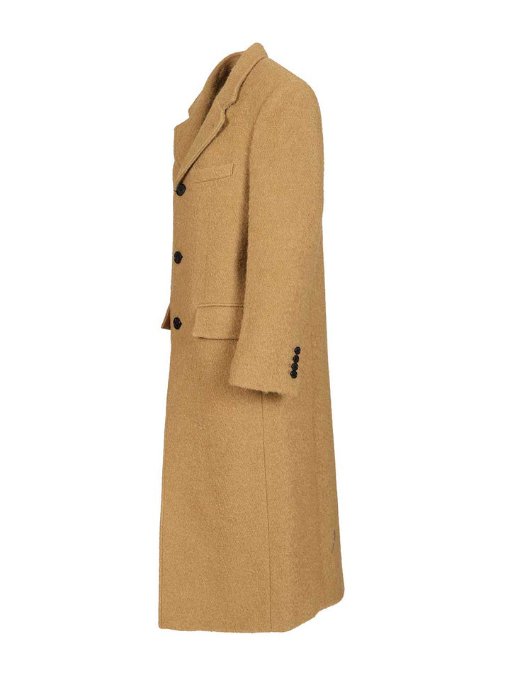 Dunst Structured Coat Coats - Beige | e906186cc71d2ad79a2452960cf217ebe3e122ff