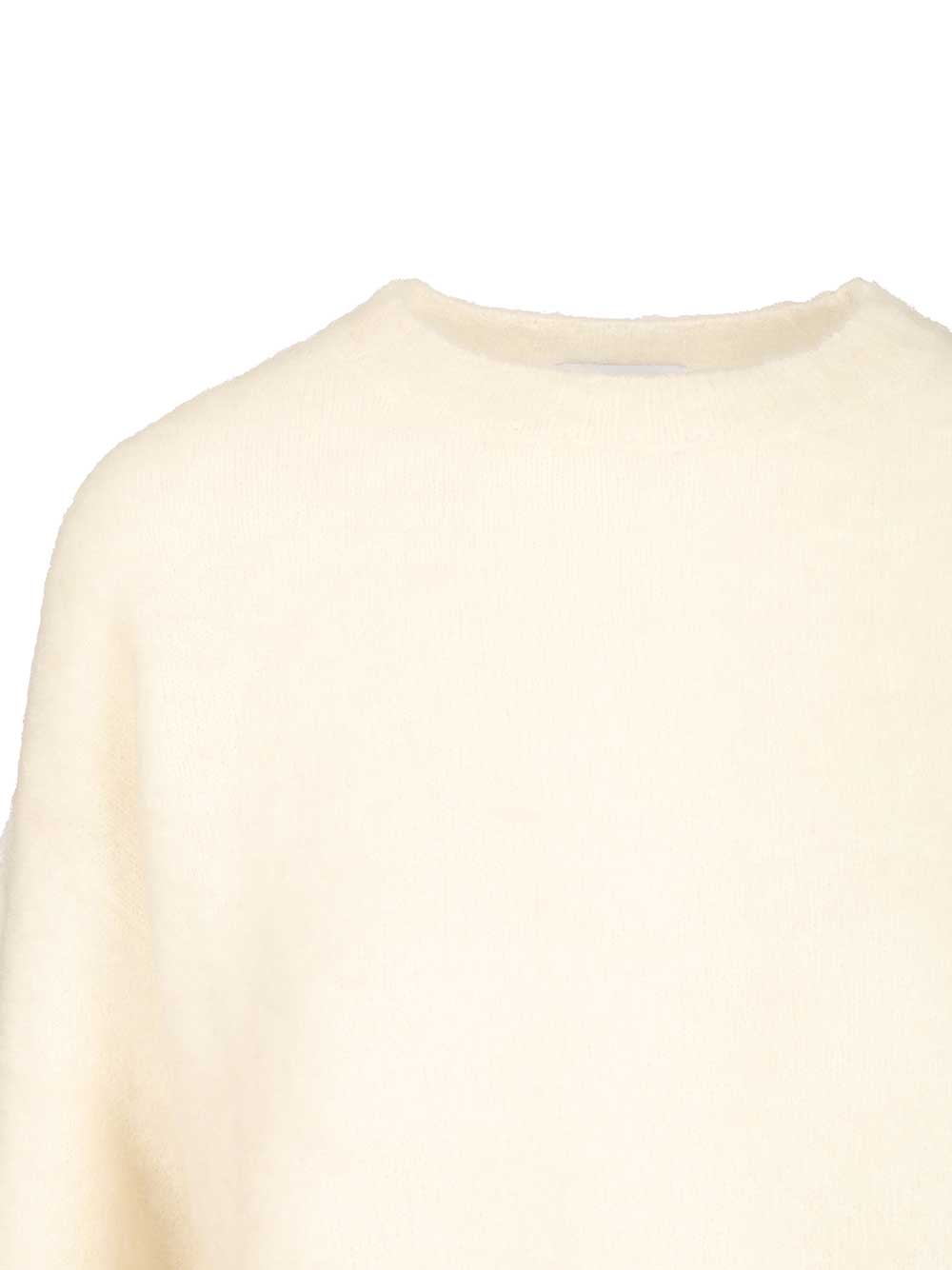 Amish Crewneck Sweater Knitwear - White | b2fba3ef8a16f1579a0ba52a35a3ed3d24c1c890