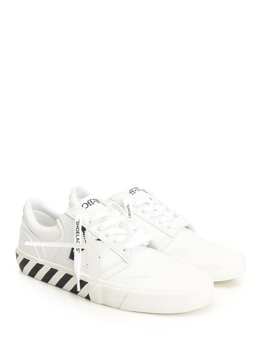 Off-White With Laces And Logo Sneakers - White | 023c97e5d1f6f17c44e97b5c74100881157e29aa