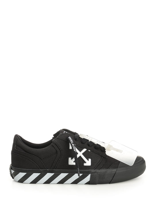With Laces And Logo Sneakers Black