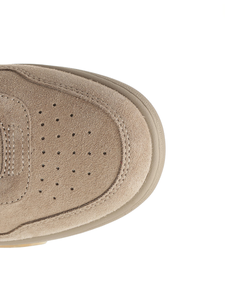 Off-White Out Of Office  In Suede Sneakers - Beige | dddb059421bcad33efec4daeb7f729e1ad41fc0a