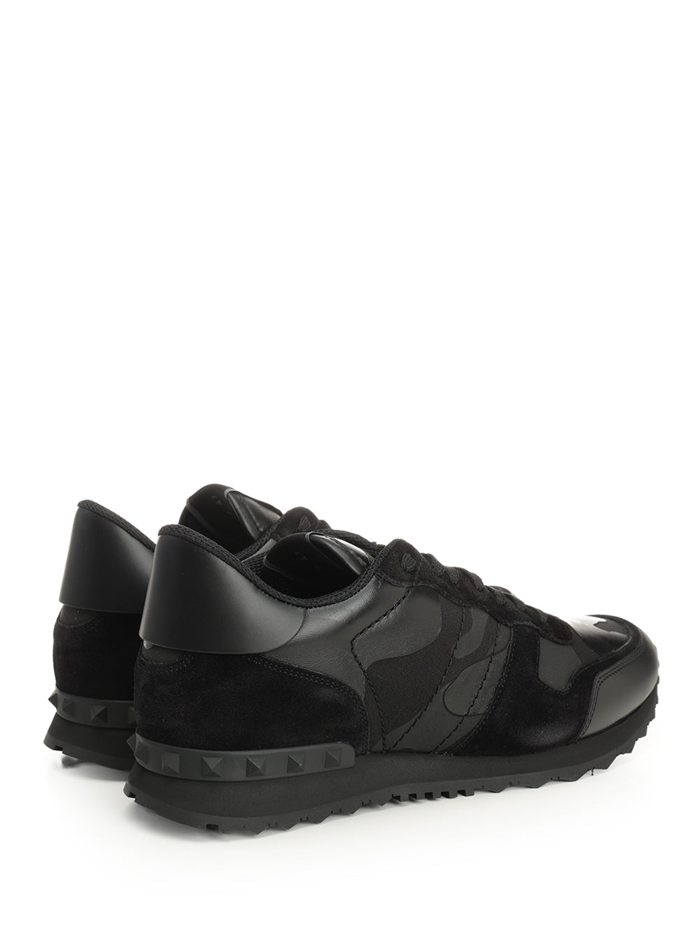 Valentino Garavani Black Camouflage Rockrunner Sneakers - Black | eeda71221bc5f14bbb363fc1ed46dcc0f89272cd