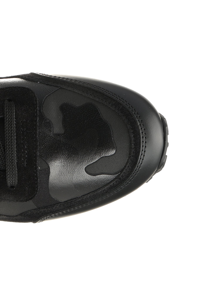 Valentino Garavani Black Camouflage Rockrunner Sneakers - Black | 42bc350924a73ec81762c1b6ecc433469e7b7304