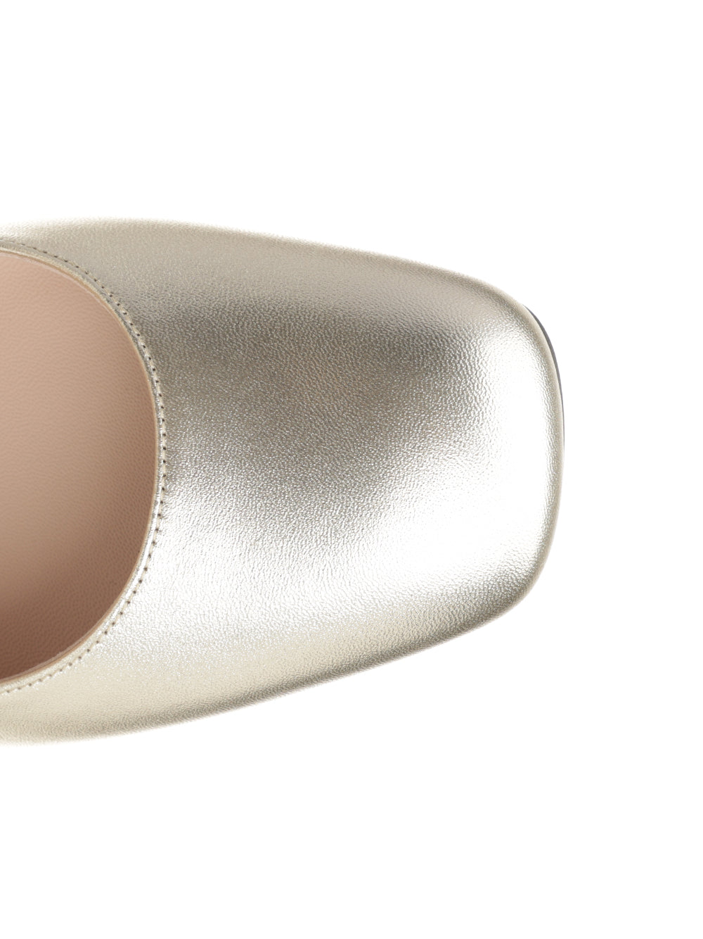 Valentino Garavani Mary Jane In Silver-Plated Nappa Leather Pumps - Silver | ce7065c1033ca205ce267c090df2cd77829fc0ce