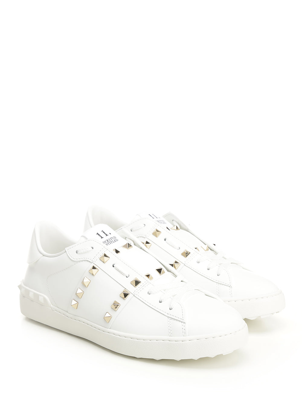 Valentino Garavani Rockstud Untitled Sneaker Sneakers - White | 09d55ef1b27670569bd86ac35df3df79be1cc167