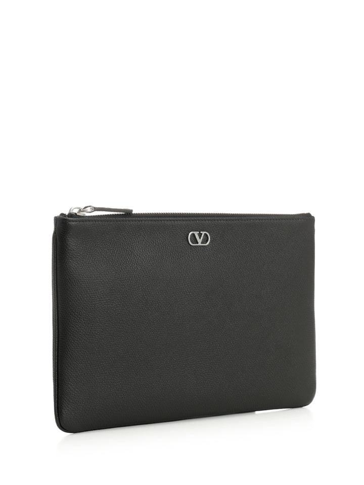 Valentino Garavani Vlogo Signature Small leather goods - Black | 21190eecd3c15d16e484d400ce66a9d81bac4a6e