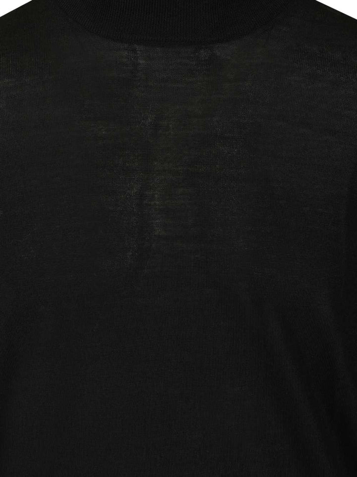 Fedeli Virgin Wool Sweater Knitwear - Black | 4c0078cb1df5fc7137a5ef9ddc4f3e0369e3ba59