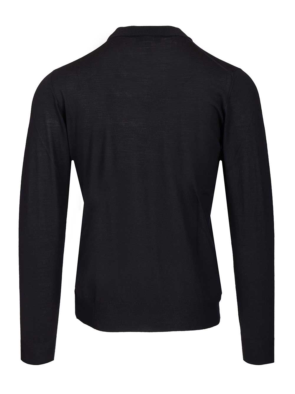 Fedeli Virgin Wool Sweater Knitwear - Blue | 0427549094cf14a9ba2ac3885cce9995aeb4973c
