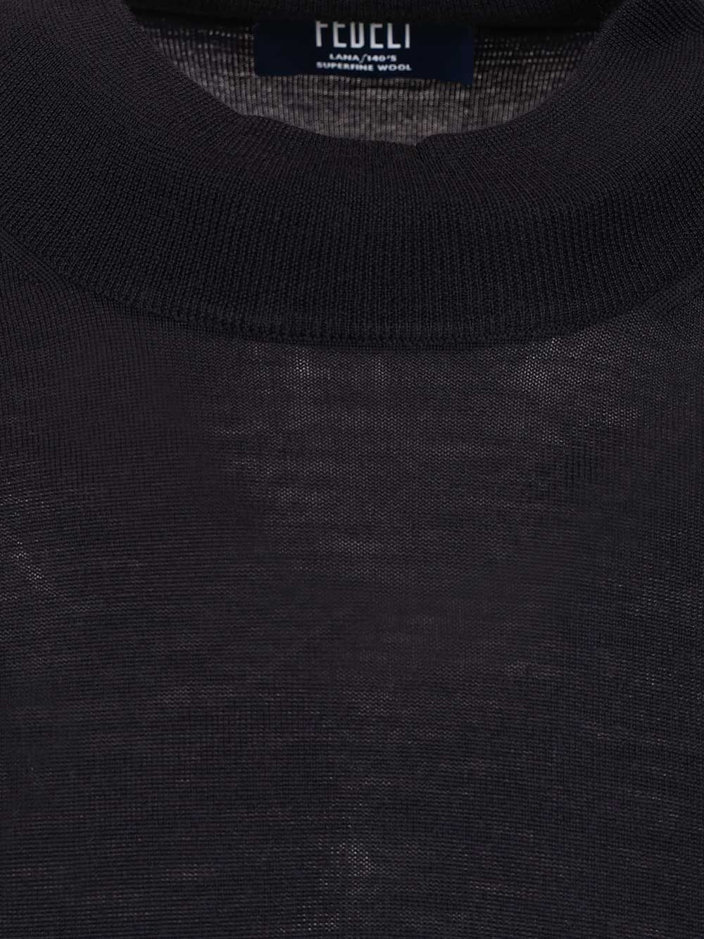 Fedeli Virgin Wool Sweater Knitwear - Blue | 96646c7dbdca84ce429e2d73e9f7768ffe9d15bb