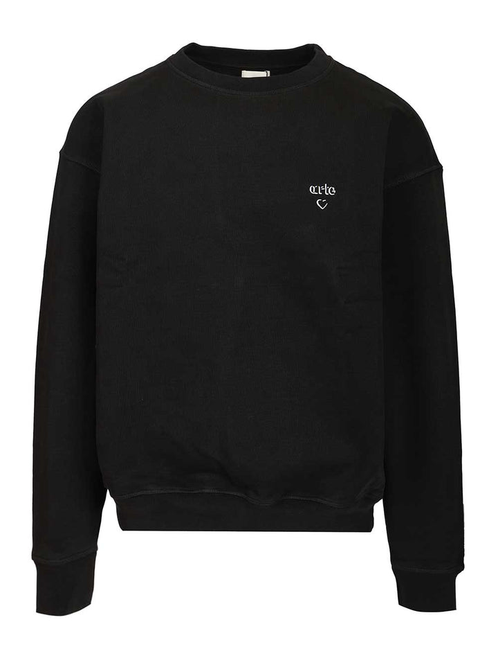 Arte Arte Heart Sweatshirts - Black | ba480550a56e68dfbdbb72dea170b63b8561b39a