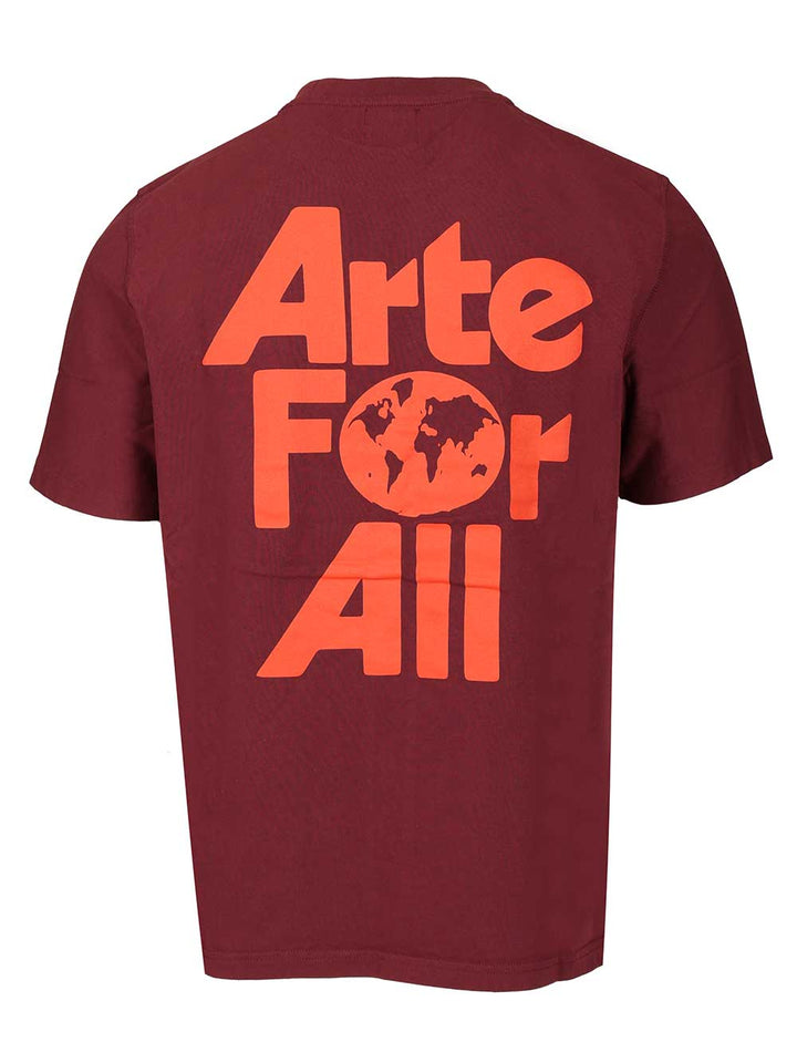 Arte Arte For All T-Shirt - Bordeaux | f3ed05dd9243119a42d599eae72835c046ec586c
