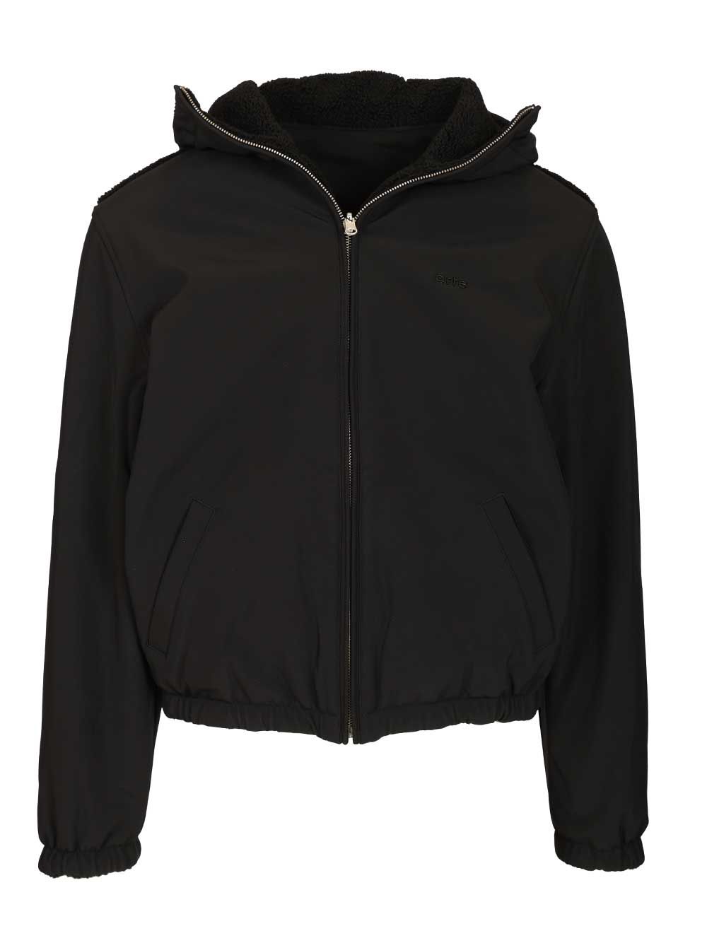 Arte Jacket In Sherpa And Nylon Jackets - Black | ca6c35dc71b91cb7a594097adcd7f1a7adcde063