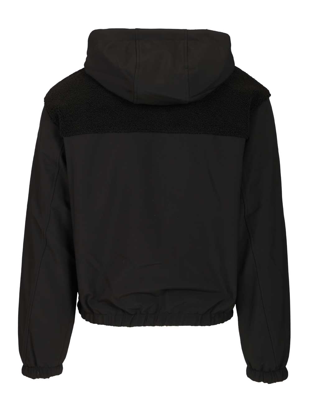 Arte Jacket In Sherpa And Nylon Jackets - Black | 6d65090d5fa431b46dc11ce873f2416ceb015b7f