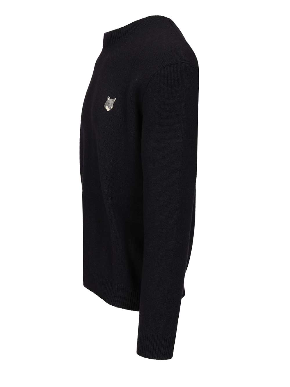 Maison KitsunÉ Lambswool Sweater Knitwear - Blue | 7d42b65b694e6b234b7132b345aa08a89587a086