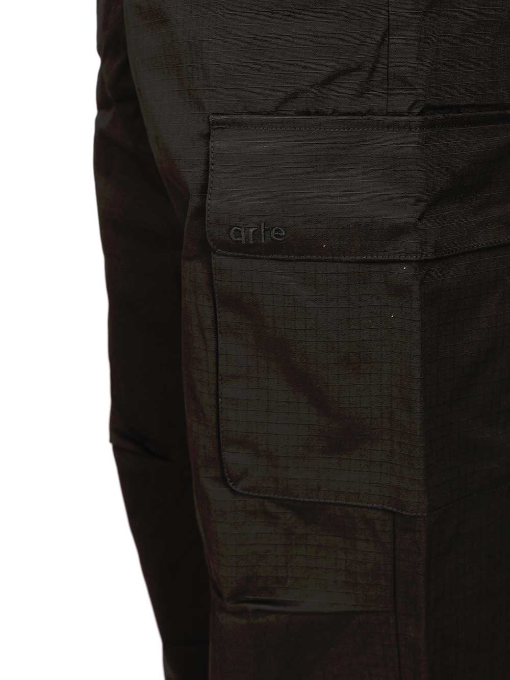 Arte Waxed Ripstop Trousers - Black | 565c7cca3dd59615f49d0c3ef7800c5b07da7927