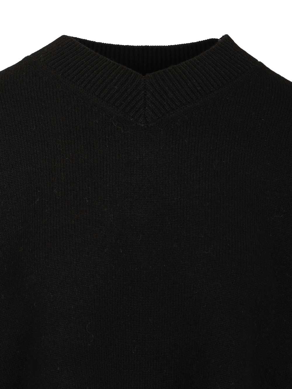 Maison KitsunÉ Merino Wool Sweater Knitwear - Black | ee31db02b48348e62538a31dc23b27746355852a