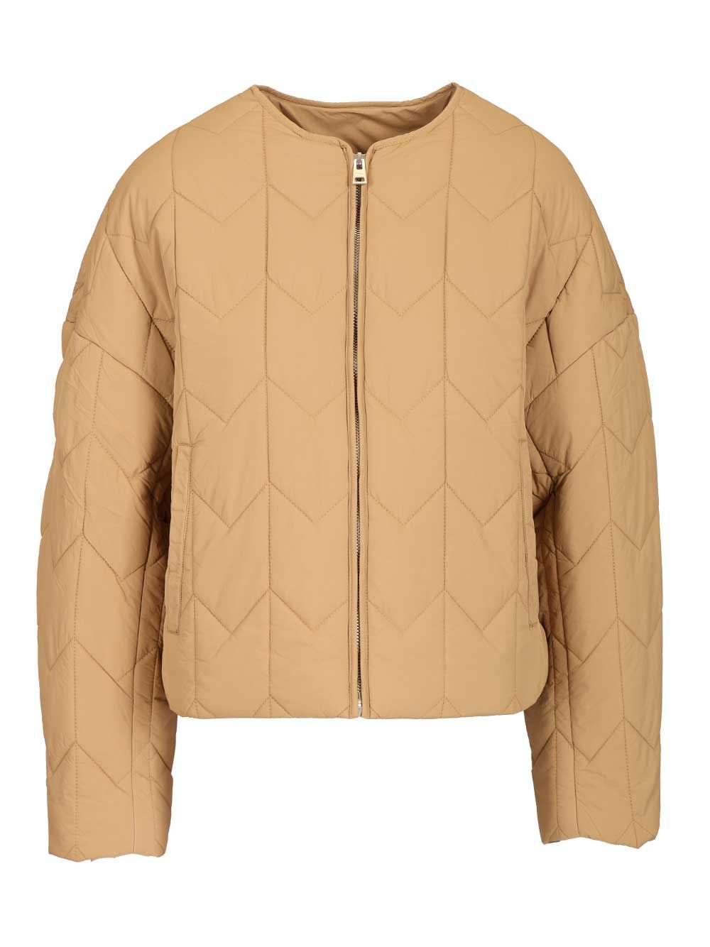Maison KitsunÉ Quilted Jacket Knitwear - Brown | a2c71d86473d2fd7aa47c2c80d283f4547c45188