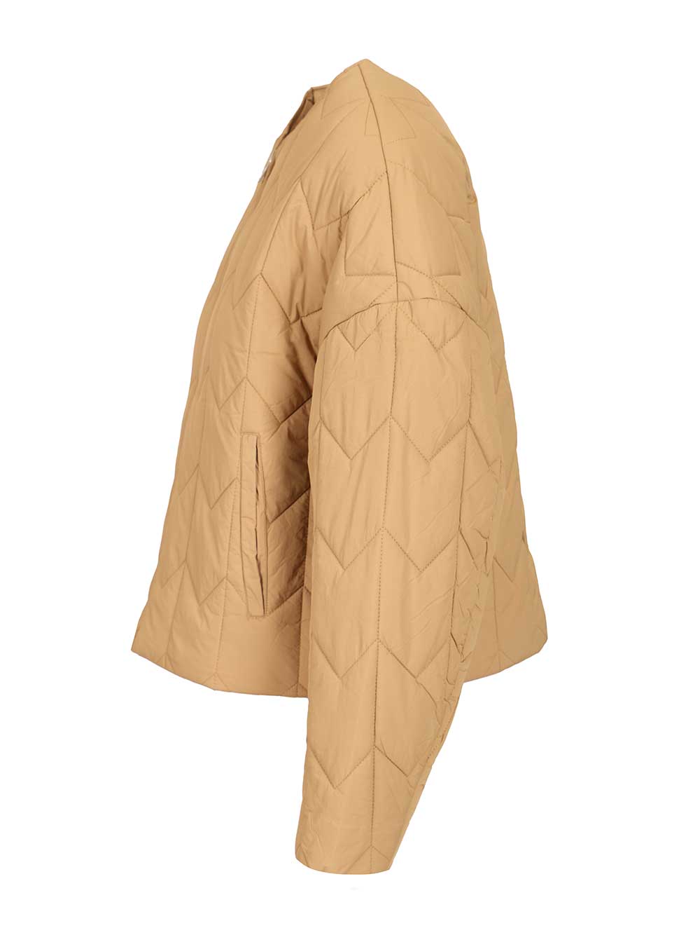 Maison KitsunÉ Quilted Jacket Knitwear - Brown | 4e4161d2191dd49422226ef853b26b8d739d3764