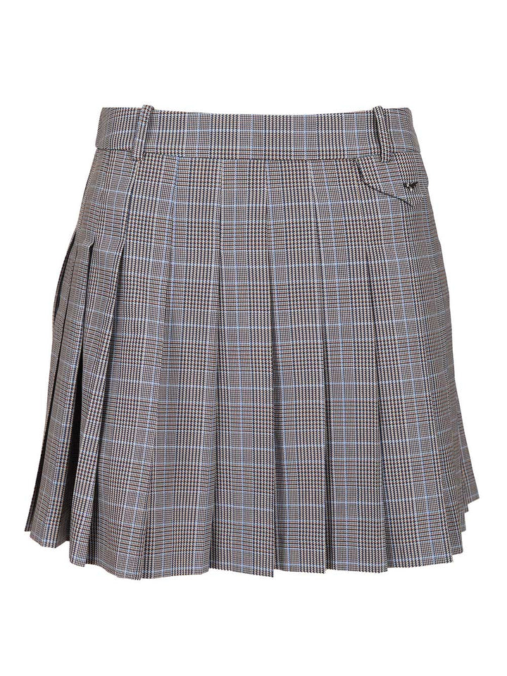 Maison KitsunÉ Pleated Mini Skirt Skirts - Grey | eb11f7a28c343c14a3598ed7a787a5c0f72ac431