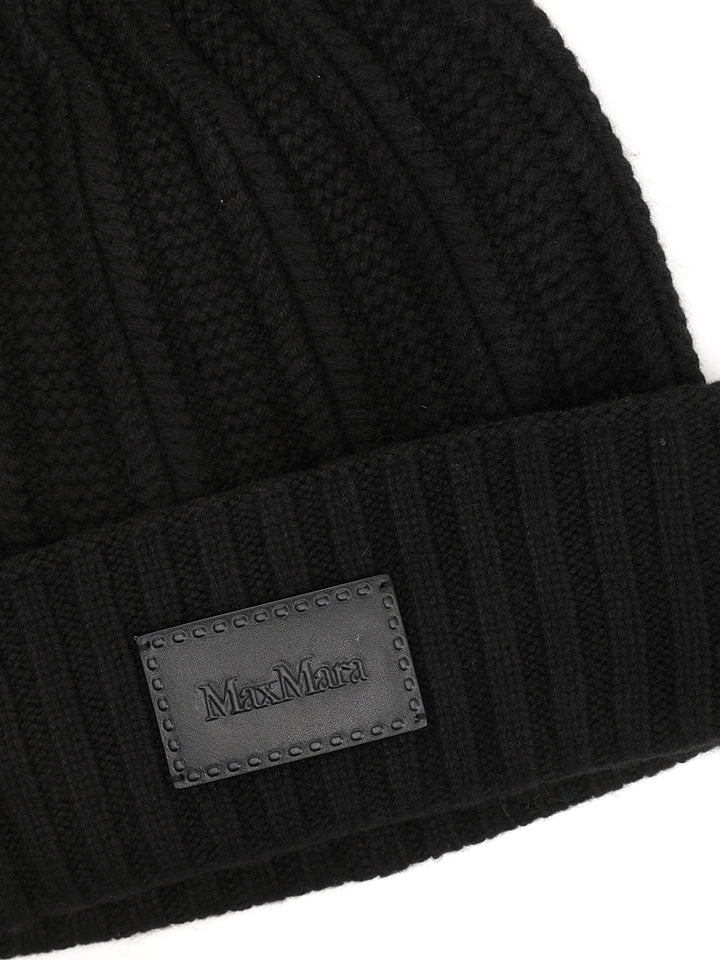 Max Mara Cashmere Hat Hats - Black | 59111e88c03a4981a468ee164a0ff124fd89f07c