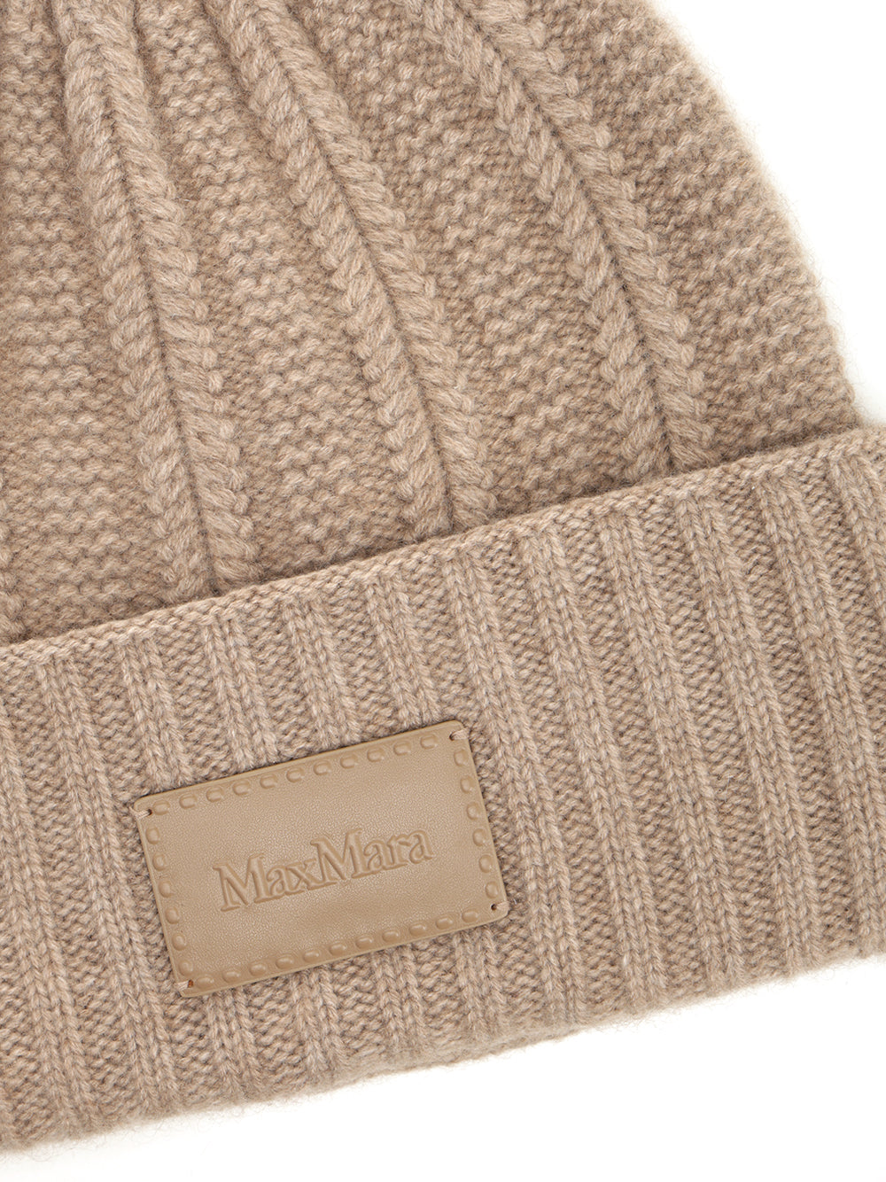 Max Mara Cashmere Hat Hats - Beige | 402ce750829249bf8fddea2e520cd049fcccf6bb
