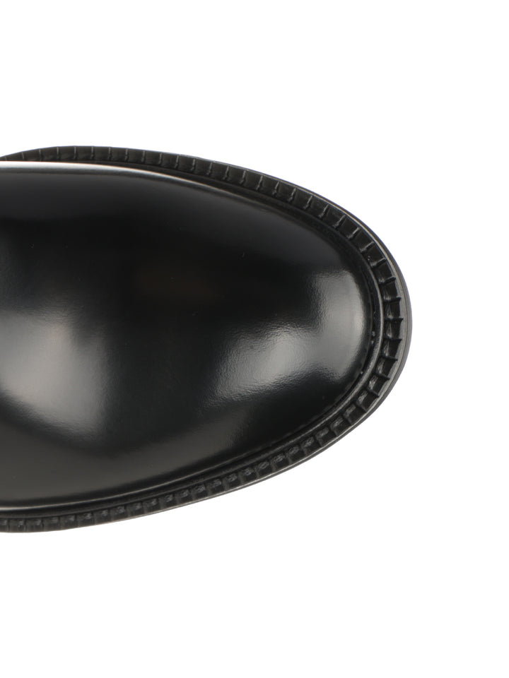 Corvari Black Brushed Leather Double Monk Loafers - Black | 3982556836b859b59a8a0f0d05501ac653bade11