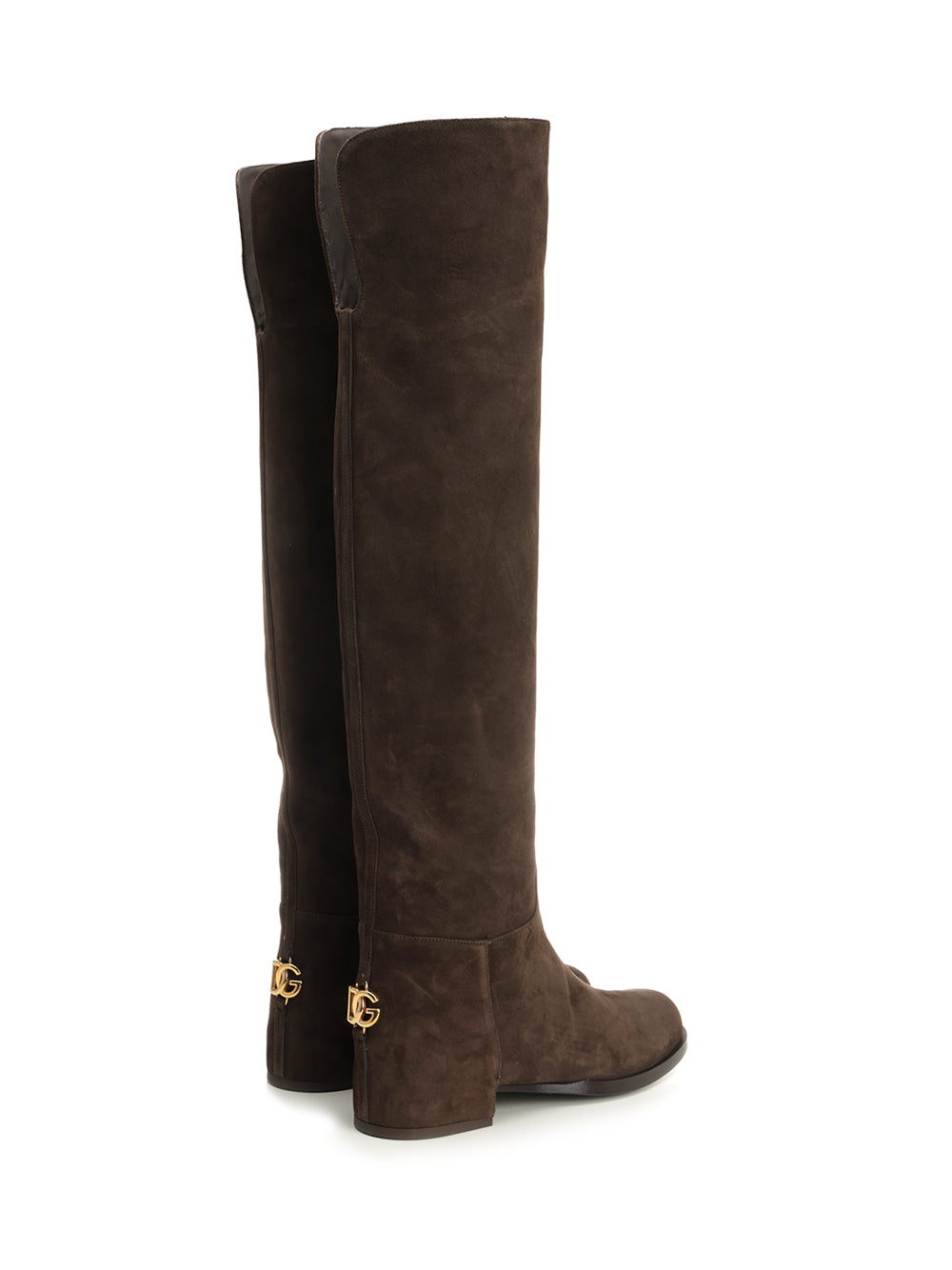 Dolce & Gabbana Lambskin Suede Boot Boots - Brown | 9ebbda1100db4e67d451ccb6df9afb5ed9f33b3d