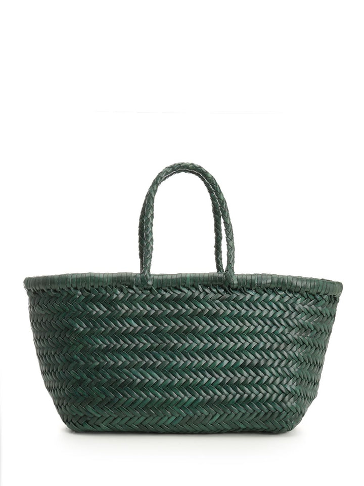 Dragon Diffusion Woven Leather Basket Small Handbags - Green | 31d60d239194adf07741b482b7d2e89d27627dfd