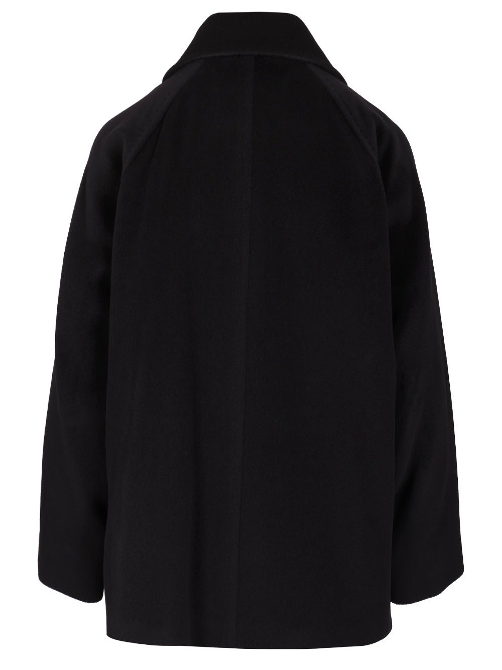 Max Mara Studio Double-Breasted Wool Pea Coat Coats - Blue | 73ca1c09192b2d88d1a61becc22f1d60849d3bcb