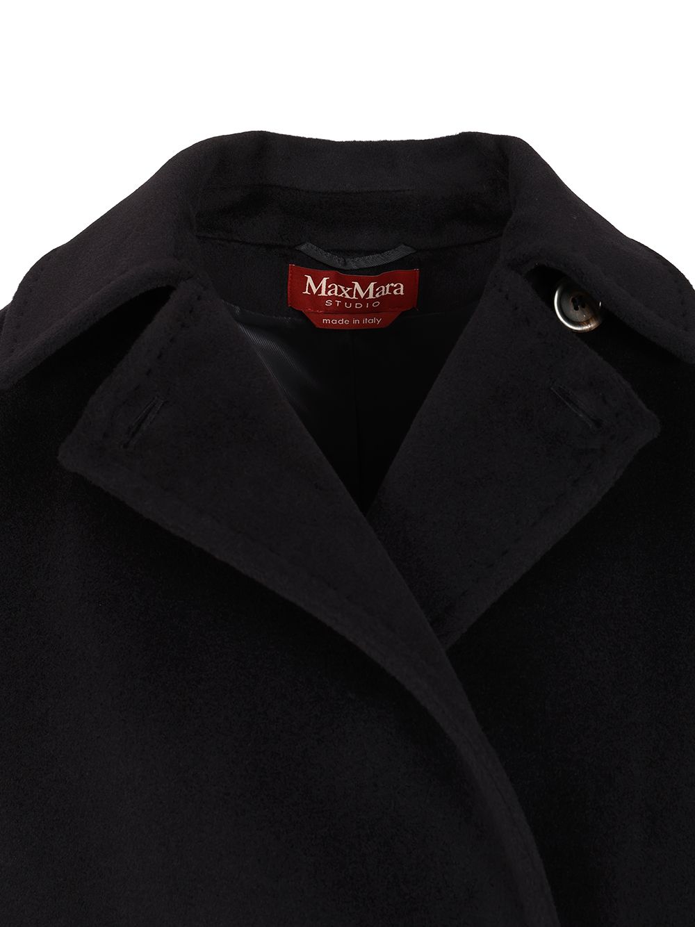 Max Mara Studio Double-Breasted Wool Pea Coat Coats - Blue | d6f6aa7acdc144a25e20db7332db4eb5918282ac