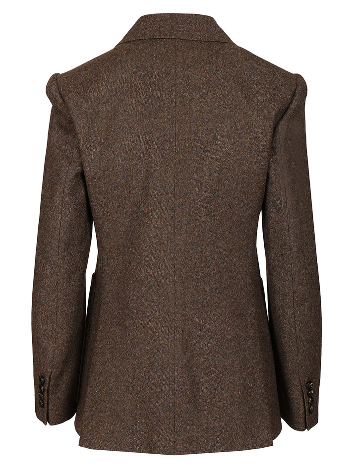 Max Mara Wool Tweed Jacket Jackets - Brown | be57ad6ccbfd52561a88eaf0a6ba282973507942