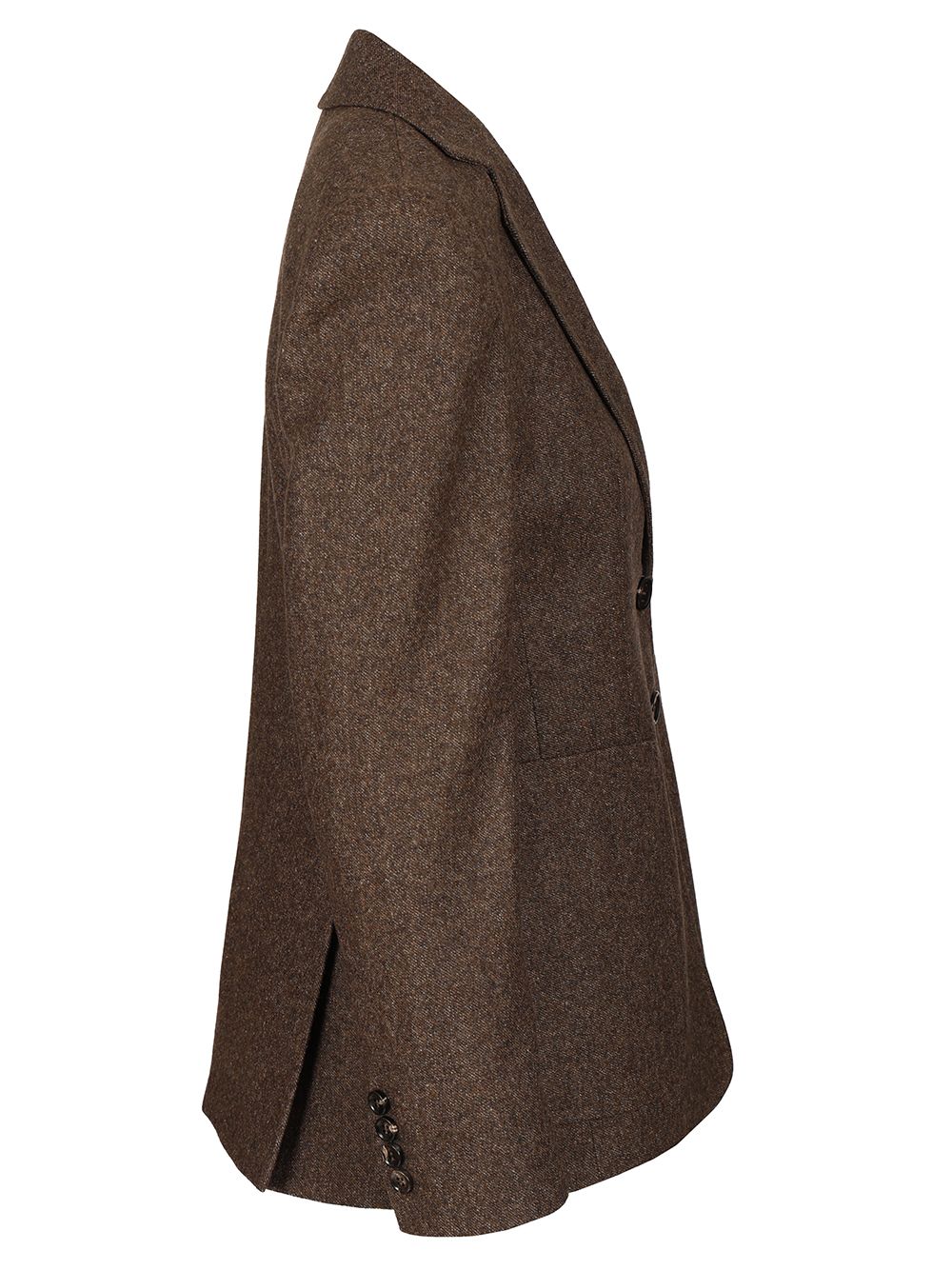 Max Mara Wool Tweed Jacket Jackets - Brown | 63ef4271820e54bee5ee195005c21b3d8b7ff4f0