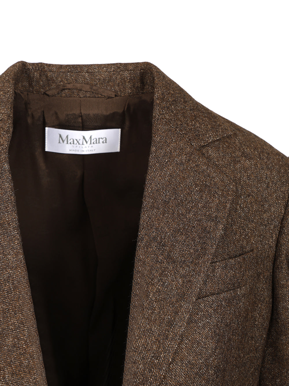 Max Mara Wool Tweed Jacket Jackets - Brown | d820f7f5bb5db98ecef7aa0b3702c8c776ffb626