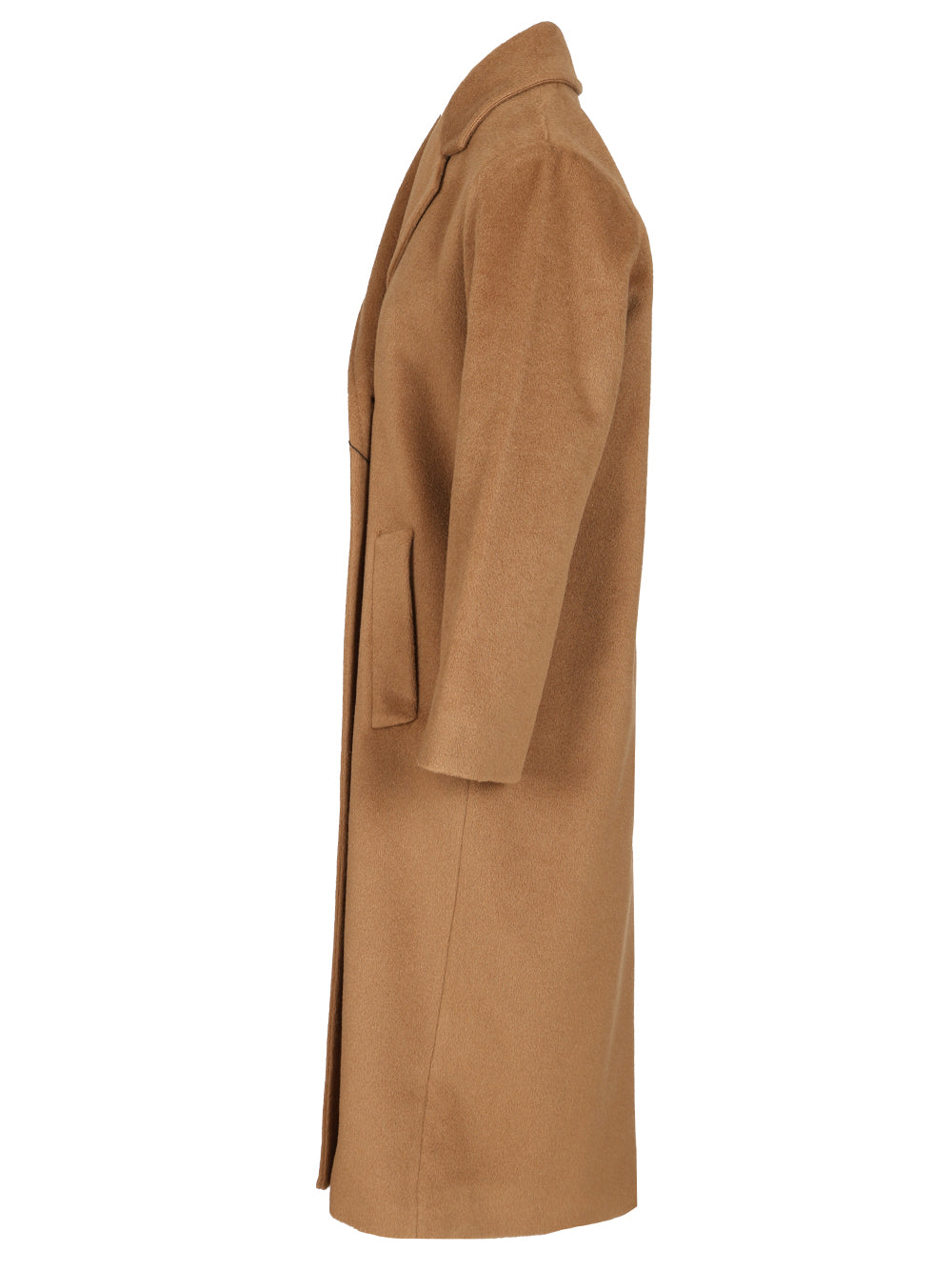 Weekend Max Mara Double-Breasted Wool And Alpaca Coat Knitwear - Brown | 3243799f532cb891b0c14ef6025db219445e55c2