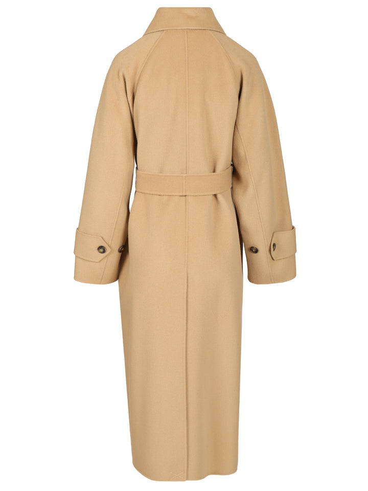 Weekend Max Mara Long Coat Cadine Coats - Brown | 854fda1b433d5d908af887fda3b8f93394e69719