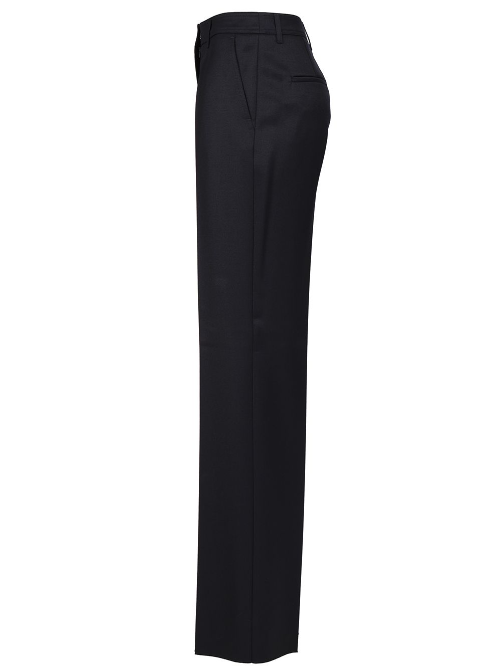 Max Mara Wool Gabardine Trousers - Blue | 2a5f0515987df170ecbd4a09a9d687df80522a1f