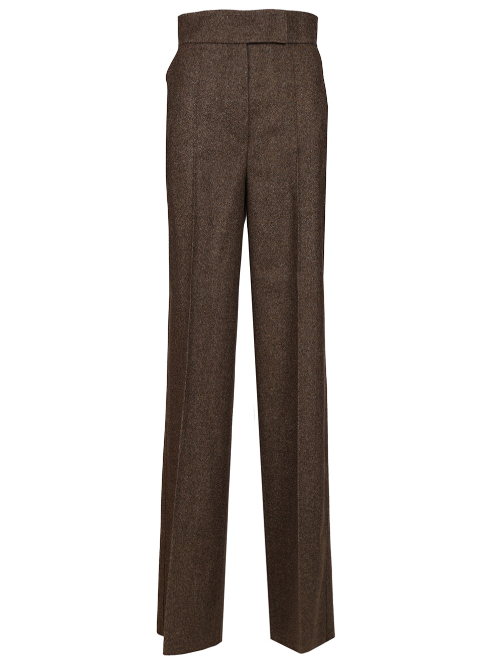 Max Mara Wide Leg Trousers - Brown | e3381c475f7cee9ba014ca98a685ef513045f4b7