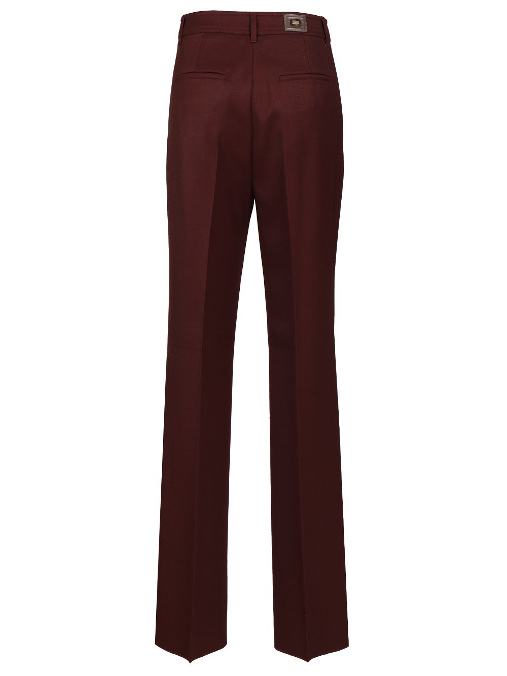 Max Mara Wool Gabardine Trousers - Bordeaux | 560b1c128ba3de53712926e8d11c527239660cf9