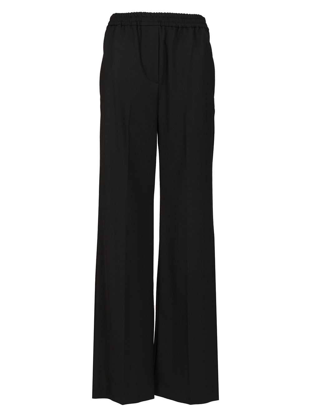 Weekend Max Mara Petra  In Technical Gabardine Trousers - Black | 2ec563c6d1d91a5e6d0034563236239071dab4f9