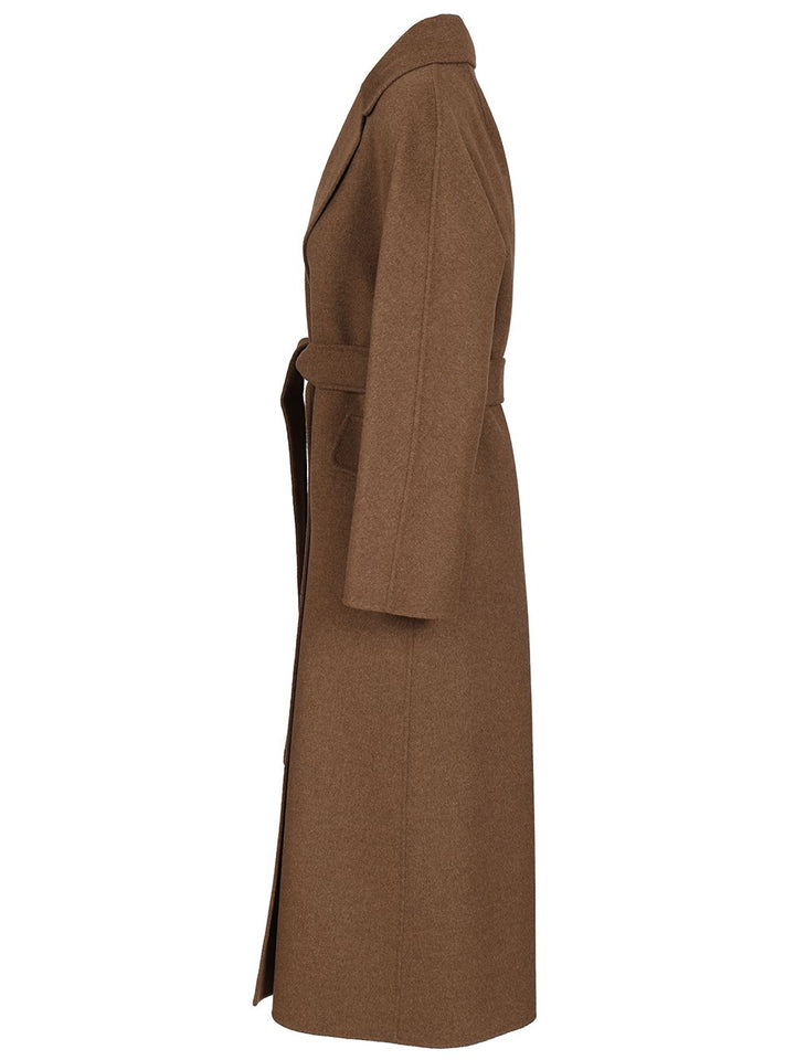 ' S Max Mara Oversized Wool Coat Coats - Brown | bd2fa613e9eac689cefed6663b81b9b411af5be1