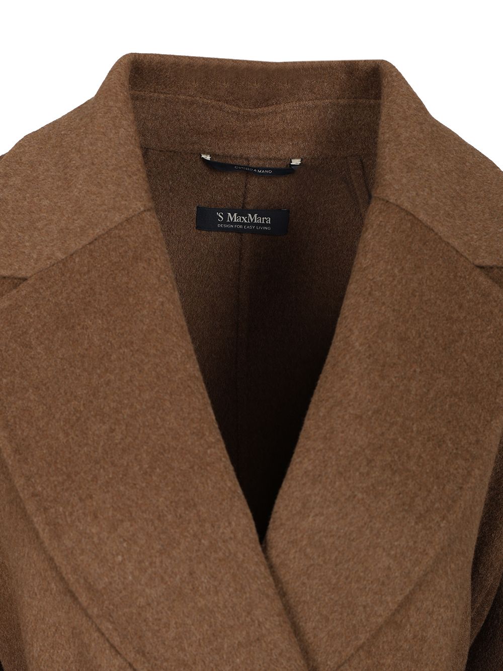 ' S Max Mara Oversized Wool Coat Coats - Brown | c6153b855711e77c6a08ca66515fadc8d49d6356
