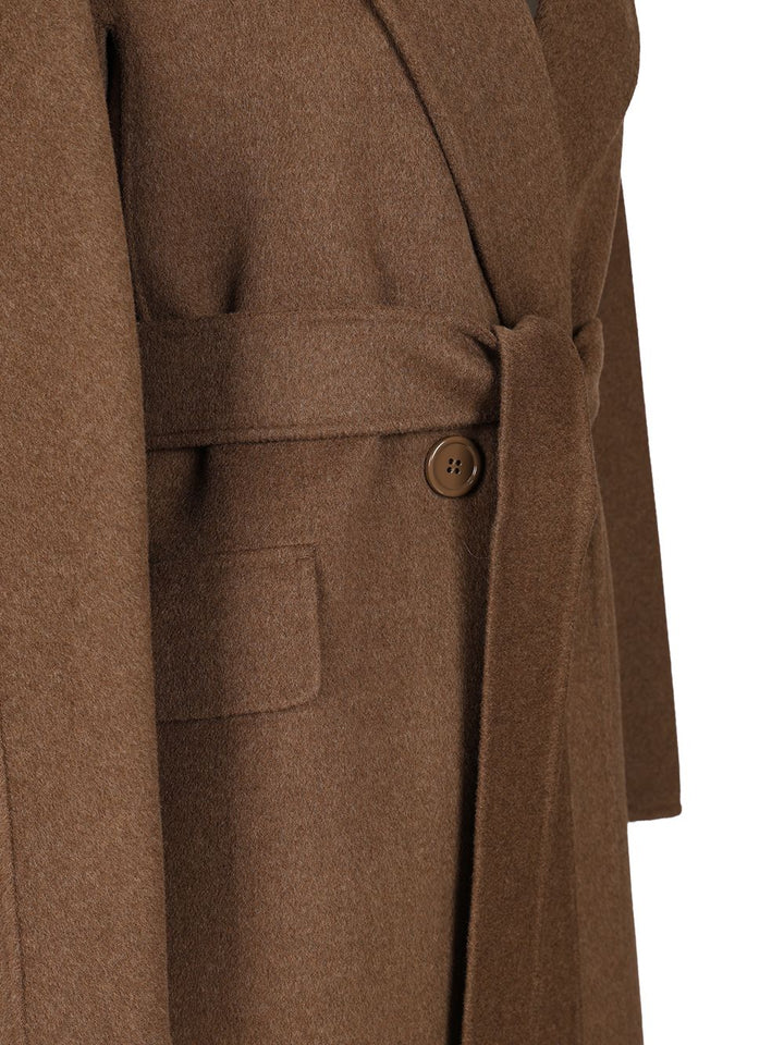 ' S Max Mara Oversized Wool Coat Coats - Brown | 025def983d2e15b4ce1389030826bd19243237a1