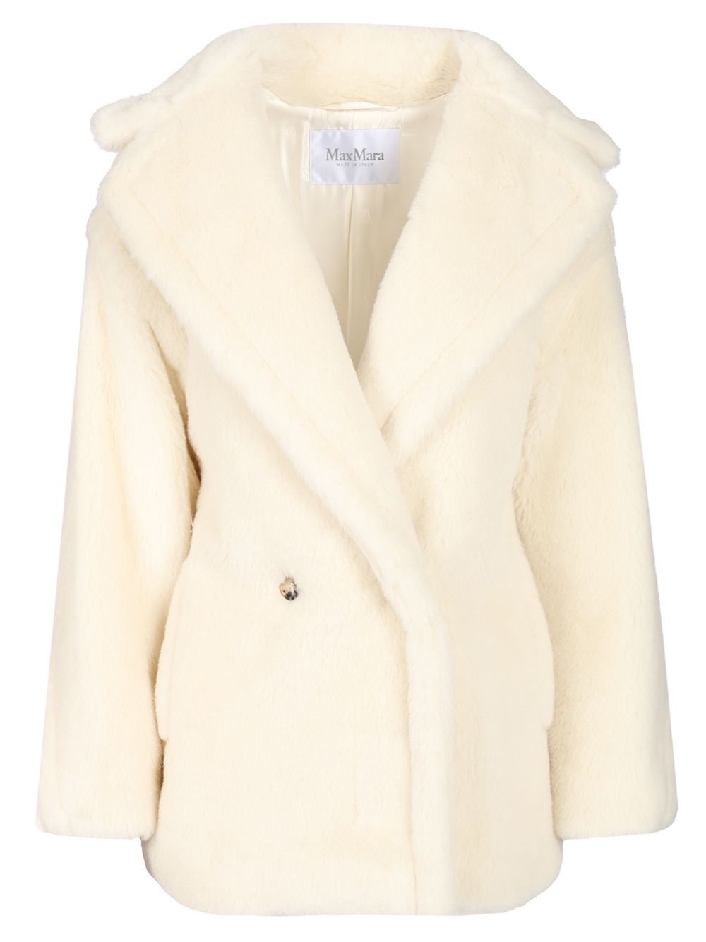 Max Mara Teddy Bear Icon Coats - White | 1d4c2584c69574f3b785b9479ead16b3d241c521