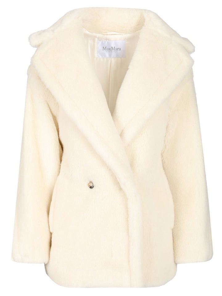 Max Mara Teddy Bear Icon Coats - White | 1d4c2584c69574f3b785b9479ead16b3d241c521