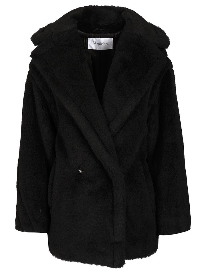 Max Mara Teddy Bear Icon Coats - Black | 685ff11425dc8896a27afbc574a6b1807004a218