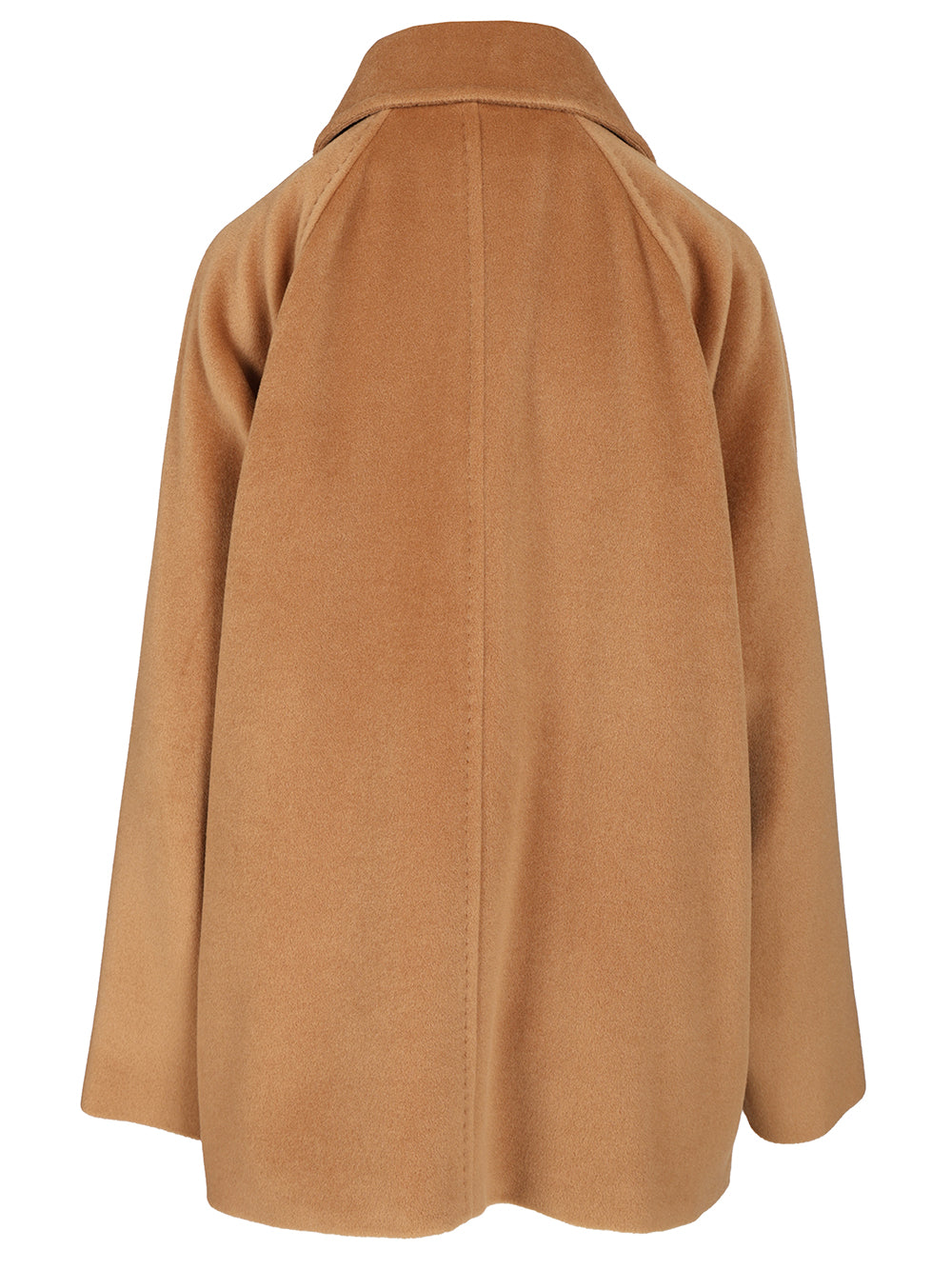 Max Mara Studio Double-Breasted Wool Pea Coat Coats - Beige | b63937e73653bebe16dedb989073d3d7af91c56a