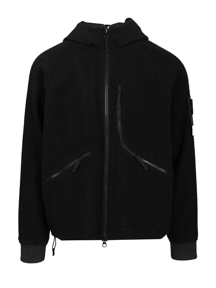 Stone Island Hooded Jacket Jackets - Blue | dd83371441b3124bd8318097ca46e3bf09647e16