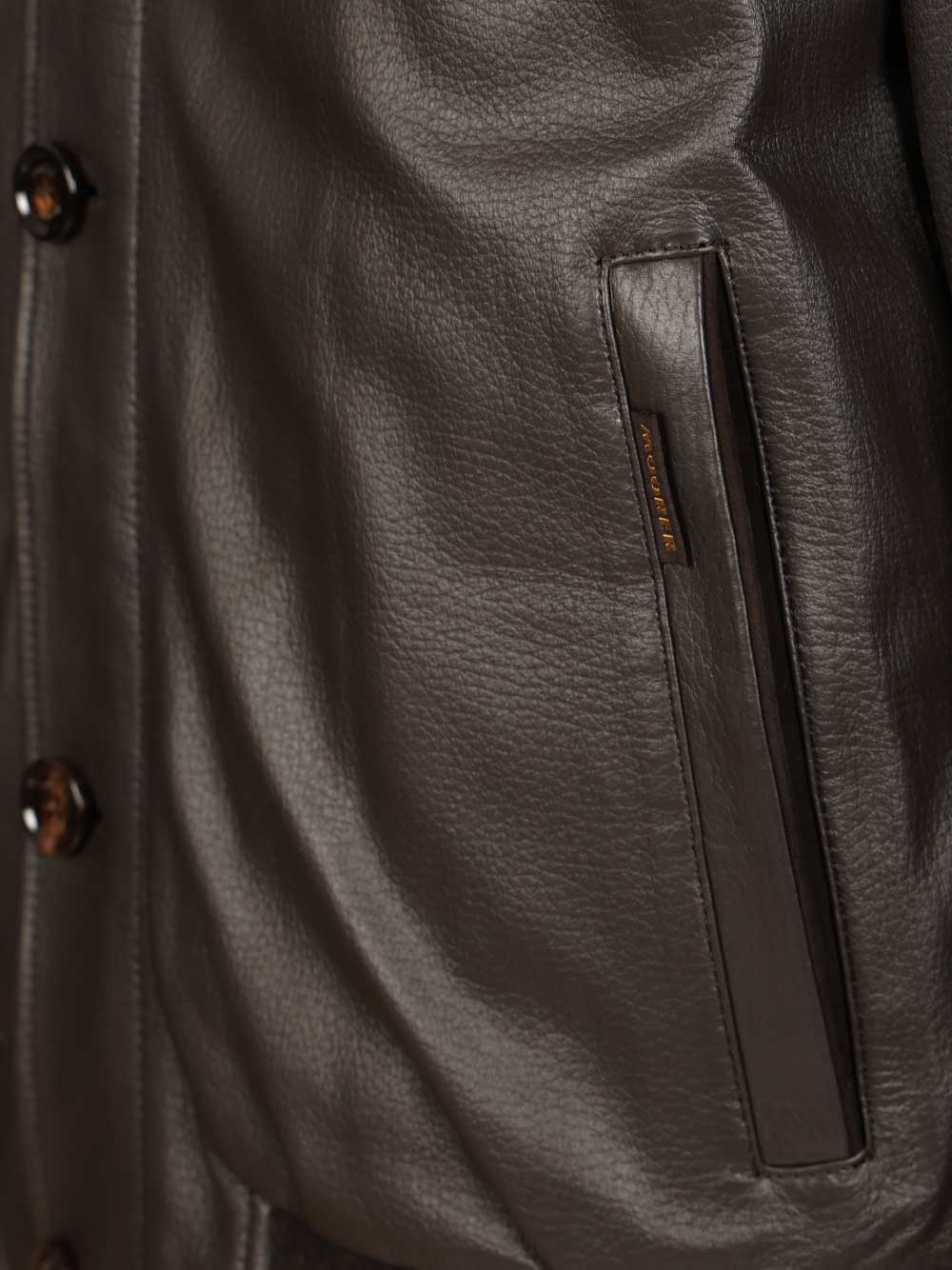 Moorer Cleros-P1 Jackets - Brown | 26ef09026a35b23becaa81fcc9d4a66fe1b0f610